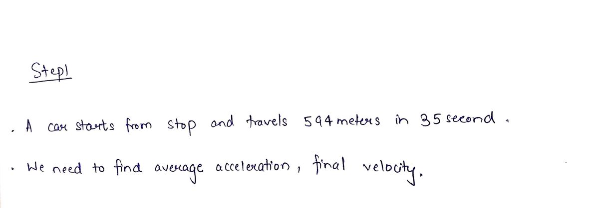 Physics homework question answer, step 1, image 1